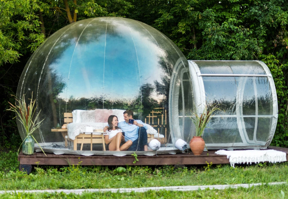 bubble crystal tent